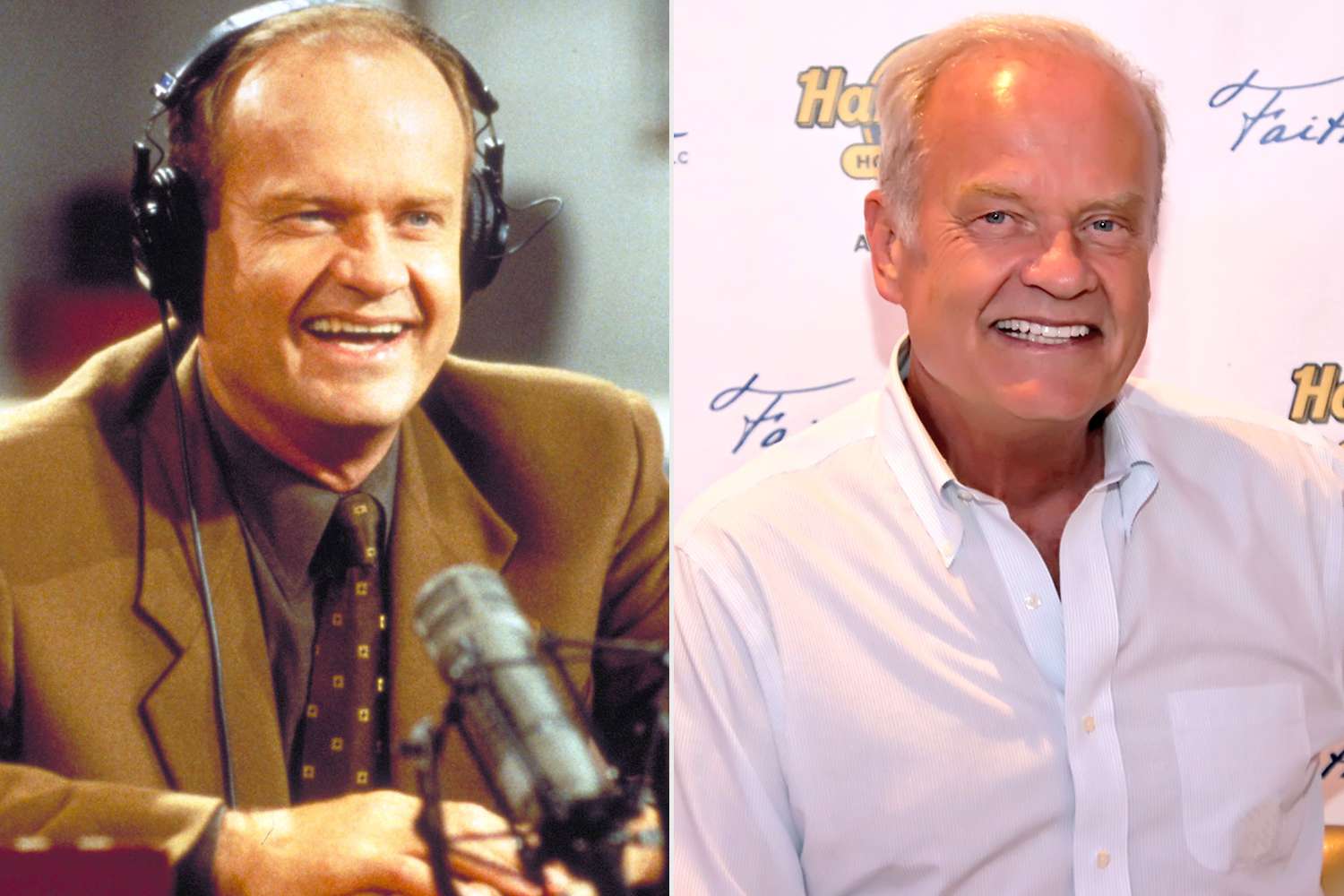 Kelsey Grammer as Frasier Crane in NBC''s television comedy series "Frasier."; Kelsey Grammer poses for a photograph during the Faith Beer takeover at Hard Rock Hotel & Casino