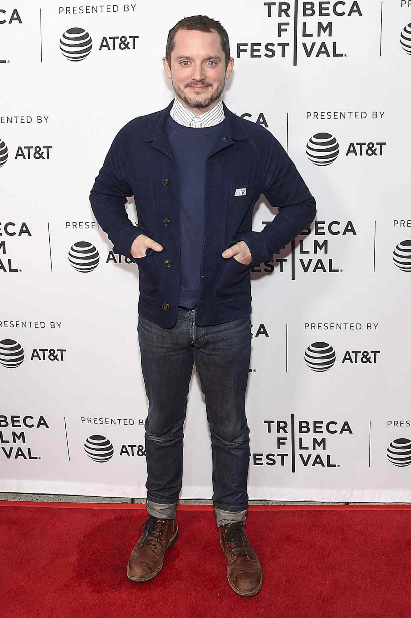 NEW YORK, NEW YORK - APRIL 25: Elijah Wood attends the "Come To Daddy" screening at the 2019 Tribeca Film Festival at SVA Theater on April 25, 2019 in New York City. (Photo by Jamie McCarthy/Getty Images for Tribeca Film Festival)