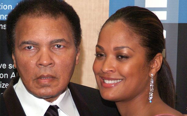 Muhammad Ali and Daughter Laila