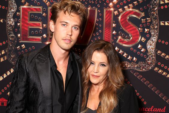 Austin Butler and Lisa Marie Presley