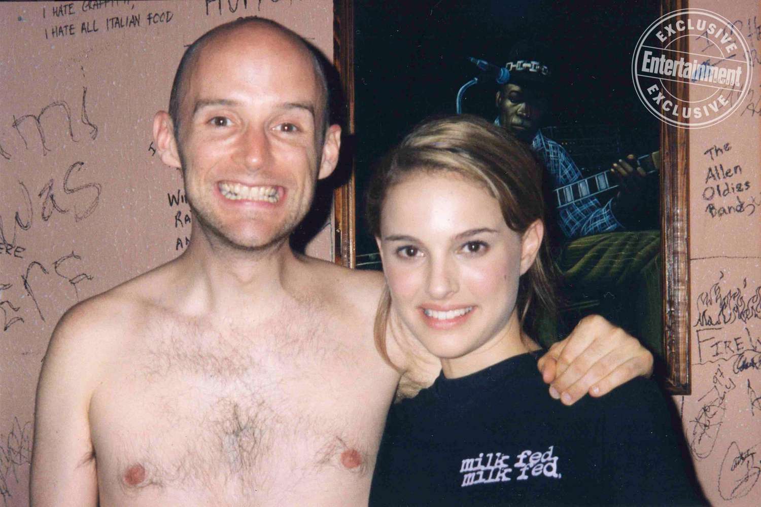 Moby and Natalie Portman. THEN IT FELL APART credit: Moby