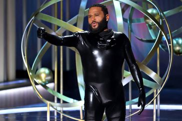 Anthony Anderson speaks onstage during the 75th Primetime Emmy Awards at Peacock Theater on January 15, 2024 in Los Angeles, California.