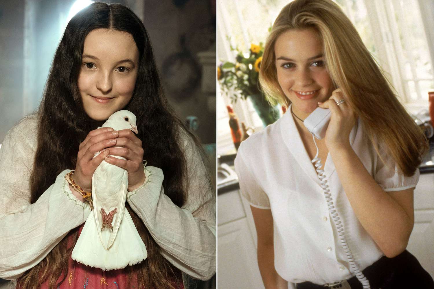 BELLA RAMSEY stars in CATHERINE CALLED BIRDY Photo: ALEX BAILEY © AMAZON CONTENT SERVICES LLC; CLUELESS, Alicia Silverstone, 1995, (c) Paramount/courtesy Everett Collection