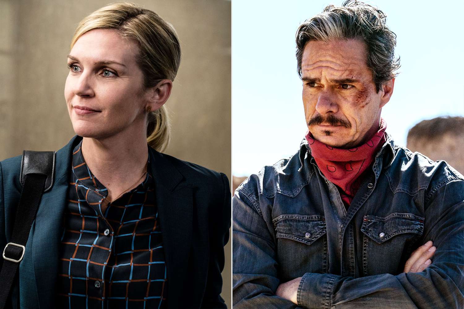 Rhea Seehorn as Kim Wexler/Tony Dalton as Lalo Salamanca