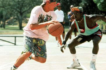 WHITE MEN CAN'T JUMP, Woody Harrelson, Wesley Snipes, 1992, TM & Copyright (c) 20th Century Fox Film