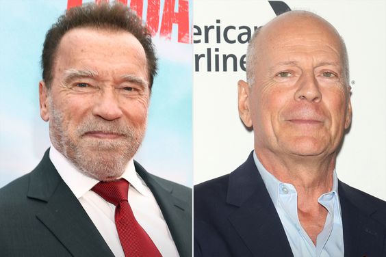 Arnold Schwarzenegger and Bruce Willis