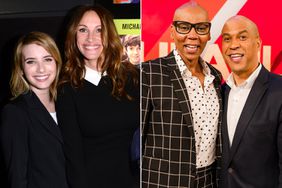 Emma Roberts and Julia Roberts; RuPaul and Cory Booker