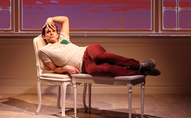 For his remarkable year in Off Broadway's Buyer & Cellar , Michael Urie should raise a glass &mdash; maybe the one in his dressing room