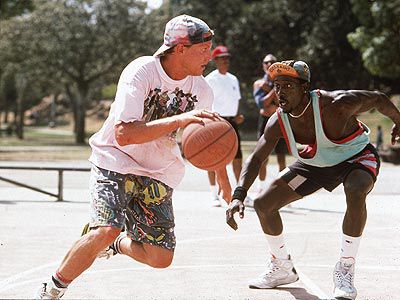 White Men Can't Jump, Wesley Snipes, ... | WHITE MEN CAN'T JUMP (1992) But they can try . Woody Harrelson and Wesley Snipes (remember them from Wildcats ?) play two streetballers who &mdash;