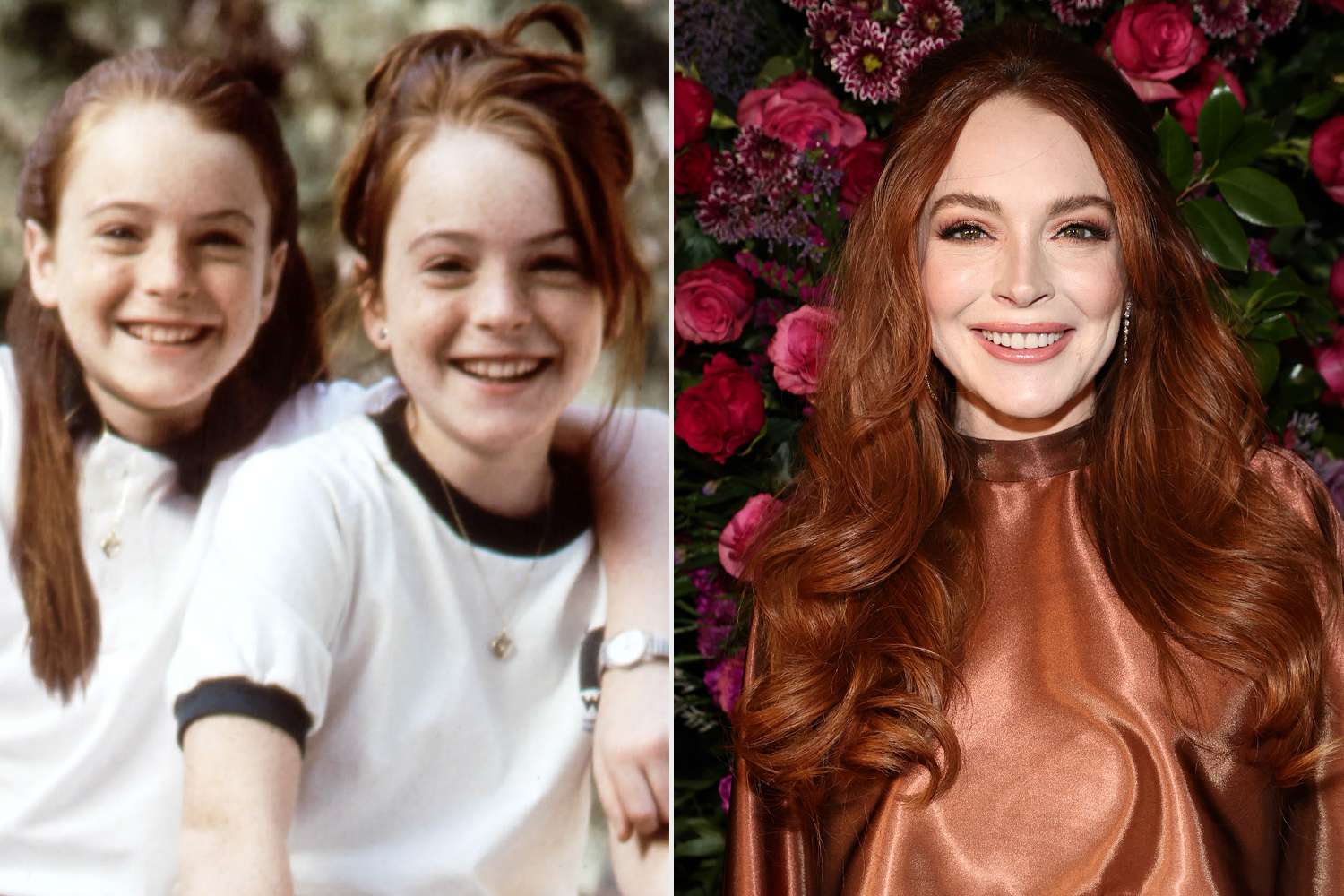 Hallie Parker and Annie James (Lindsay Lohan)