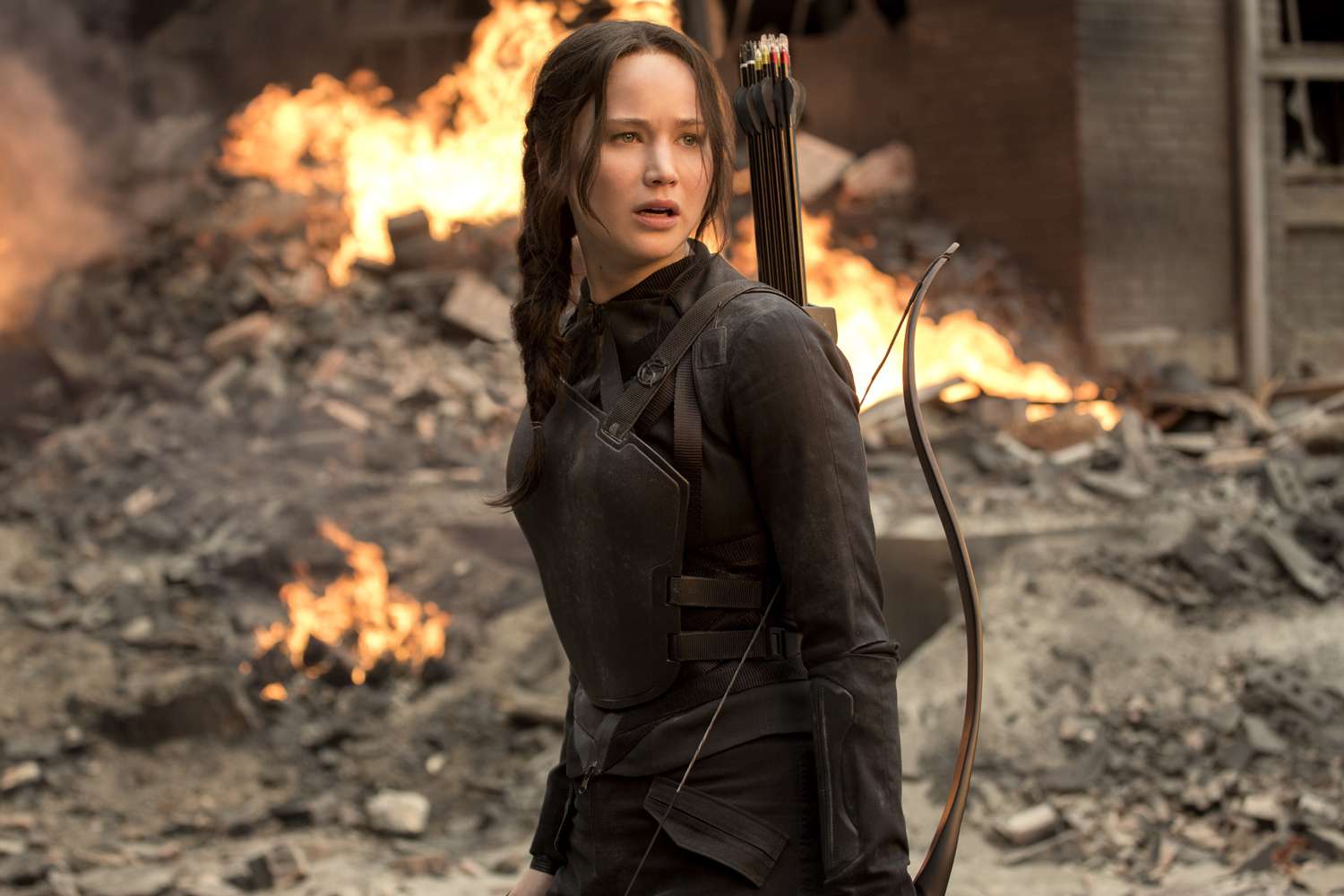 Jennifer Lawrence in 'The Hunger Games: Mockingjay — Part 1'