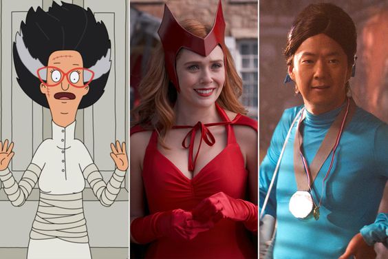 Best Halloween TV episodes Bob’s Burger S6 “The Hauntening” WandaVision Wanda as Scarlett Witch; Chang as a figure skater from Community, "Epidemiology"