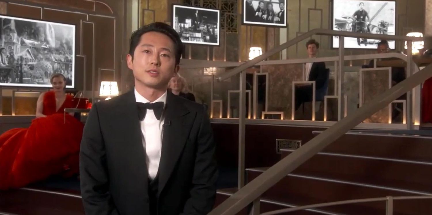 Steven Yeun at the Oscars