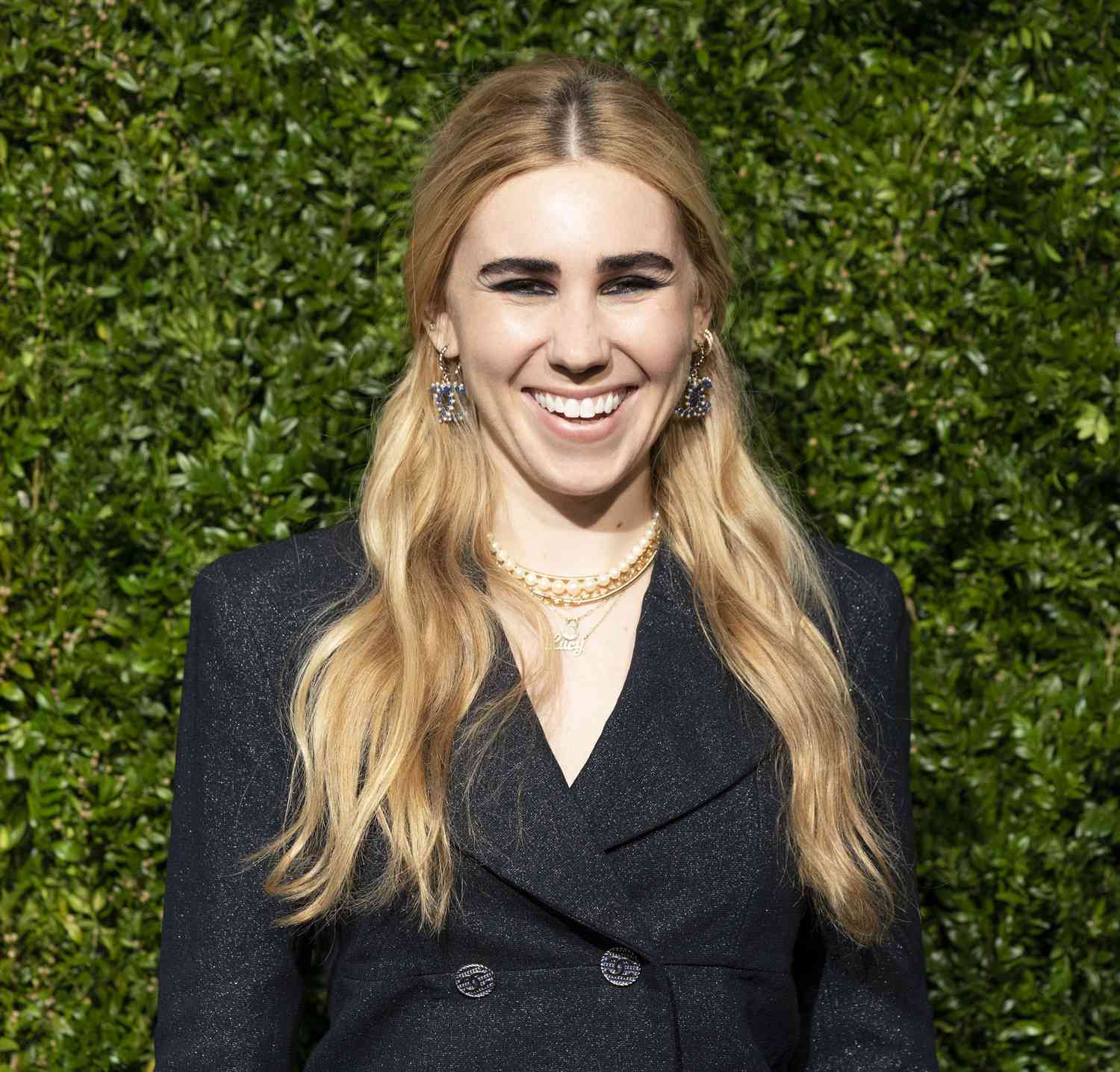 Zosia Mamet wearing Chanel attends the Chanel 14th Annual