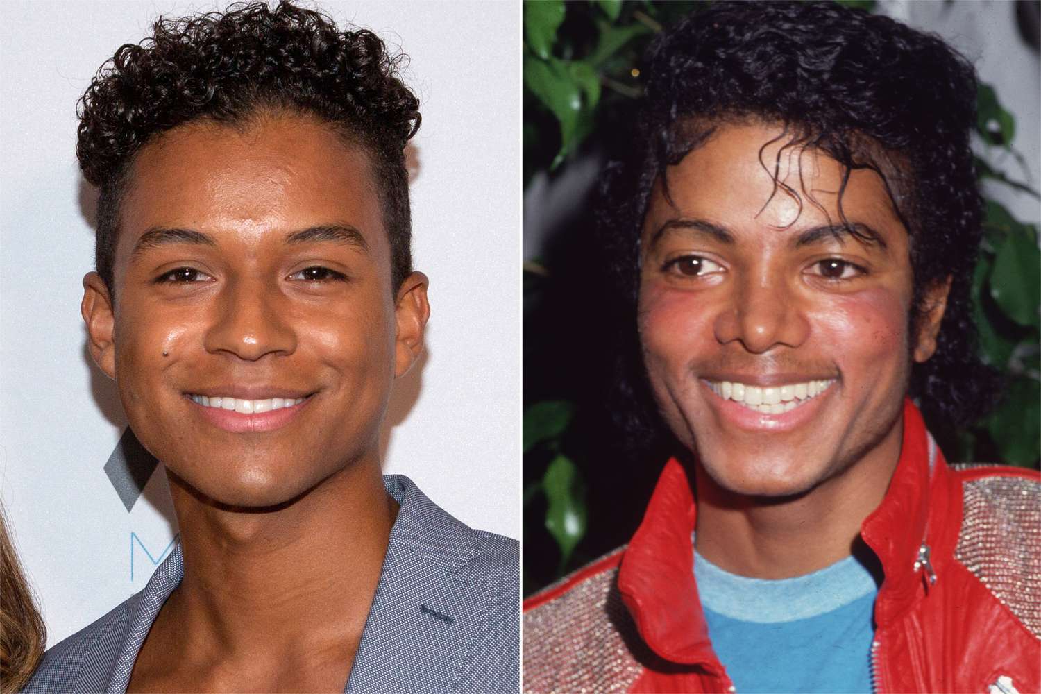 Jaafar Jackson and Michael Jackson