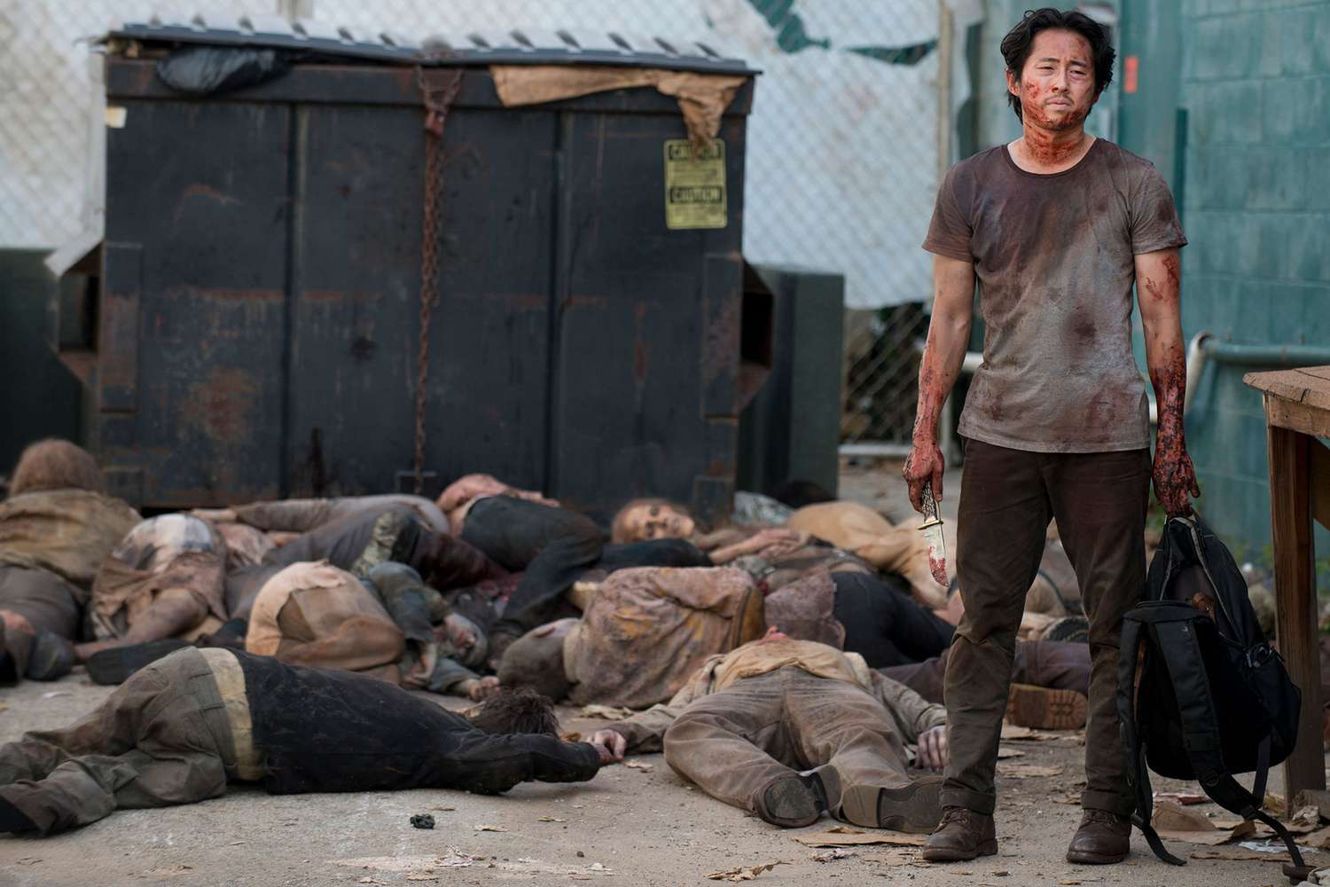 Steven Yeun as Glenn Rhee - The Walking Dead _ Season 6, Episode 7