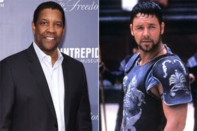 Denzel Washington attends the 2022 Intrepid Sea, Air & Space Museum Salute to Freedom Gala at Intrepid Sea-Air-Space Museum on May 26, 2022 in New York City, GLADIATOR, Russell Crowe, 2000.