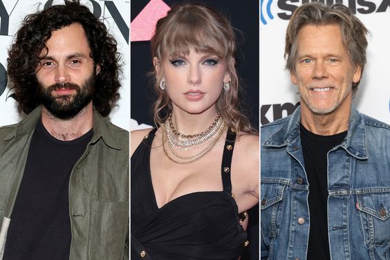 Penn Badgley, Taylor Swift, Kevin Bacon