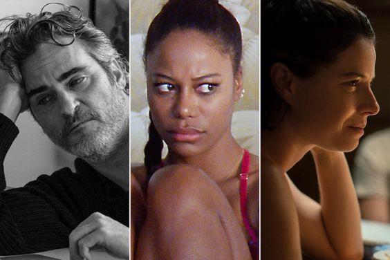 Joaquin Phoenix in C'Mon C'Mon, Taylour Paige in Zola, and Jessie Buckley in The Lost Daughter