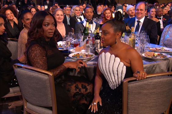 Janelle James and Quinta Brunson at the 2023 SAG Awards