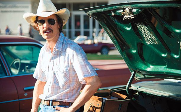 Christian Bale, American Hustle Bruce Dern, Nebraska Matthew McConaughey, Dallas Buyers Club (shown) Joaquin Phoenix, Her Forest Whitaker, Lee Daniels' The Butler