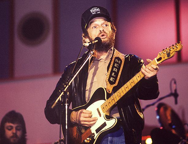 Merle Haggard at the Country Music Festival in London on April 1988