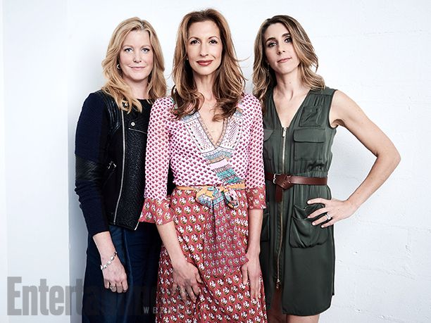 Anna Gunn, Alysia Reiner, and Sarah Megan Thomas from "Equity"