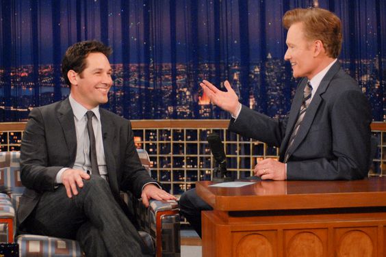 Paul Rudd and Conan O'Brien