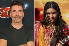 Simon Cowell and Maya Neelakantan