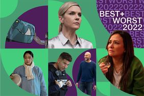 Minha Kim in Pachinko; Fang the dinosaur from Primal; Rhea Seehorn in Better Call Saul; Jon Bernthal in We Built this City; Keegan-Michael Key in Reboot; Pamela Adlon in Better Things