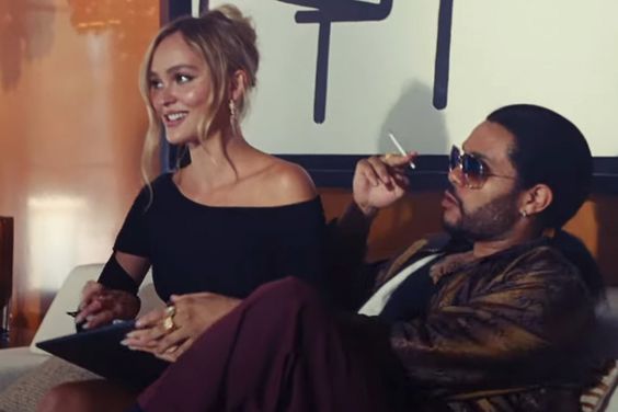 Lily-Rose Depp and the Weeknd on 'The Idol'