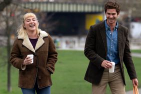 Florence Pugh and Andrew Garfield in "We Live in Time."