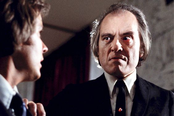 PHANTASM, from left: Bill Thornbury, Angus Scrimm, 1979. &copy; Well Go USA /Courtesy Everett Collection