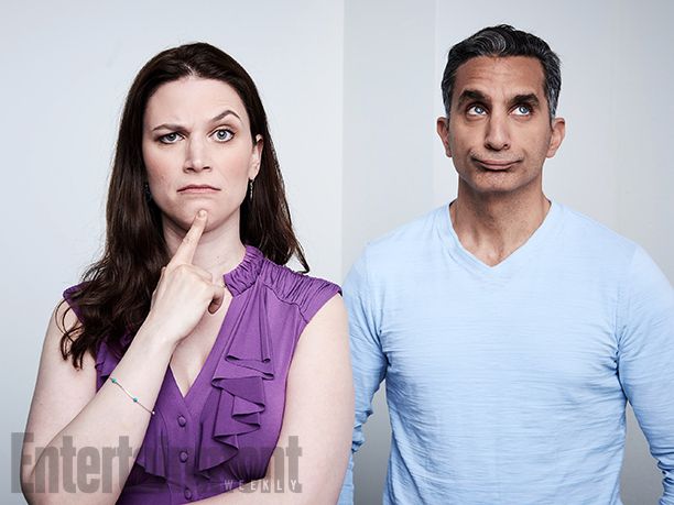 Sara Taksler and Bassem Youssef from "Tickling Giants"