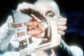 NEW YORK - OCTOBER 3: (VIDEO CAPTURE) Singer Sinead O'Connor rips up a picture of Pope John Paul II October 3, 1992 on the TV show "Saturday Night Live". (Photo by Yvonne Hemsey/Getty Images) Sinead O'Connor Rips Photo Of Pope On SNL Yvonne Hemsey 3042164YH001_sinead Getty Images North America Contributor