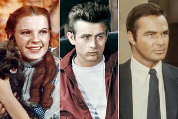 Judy Garland, James Dean, Burt Reynolds