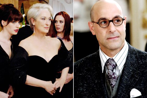 Split stills from the film The Devil Wears Prada 