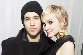 Pete Wentz and Ashlee Simpson celebrating New Year's Eve 2011