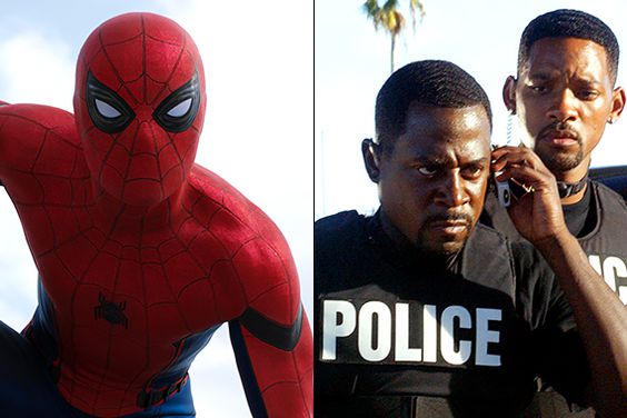 ALL CROPS: Marvel's Captain America: Civil War (2016) Spider-Man/Peter Parker (Tom Holland) CR: Marvel; Bad Boys II (2003) Martin Lawrence (L) and Will Smith CR: Robert Zuckerman