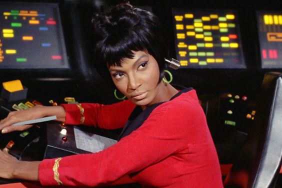 Nichelle Nichols as Lt. Nyota Uhura in the STAR TREK: THE ORIGINAL SERIES episode, "Arena." Original air date January 19, 1967.