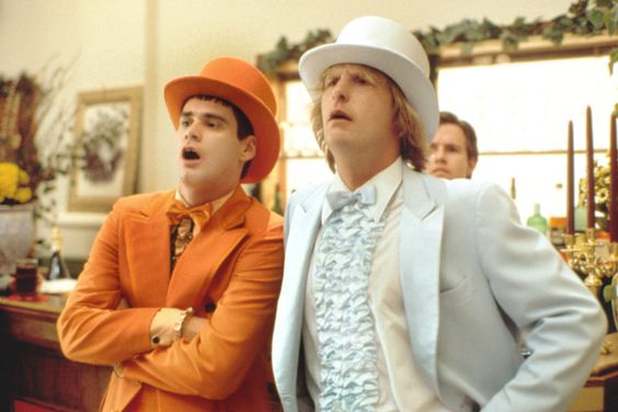 DUMB AND DUMBER, Jim Carrey, Jeff Daniels, 1994, (c) New Line/courtesy Everett Collection