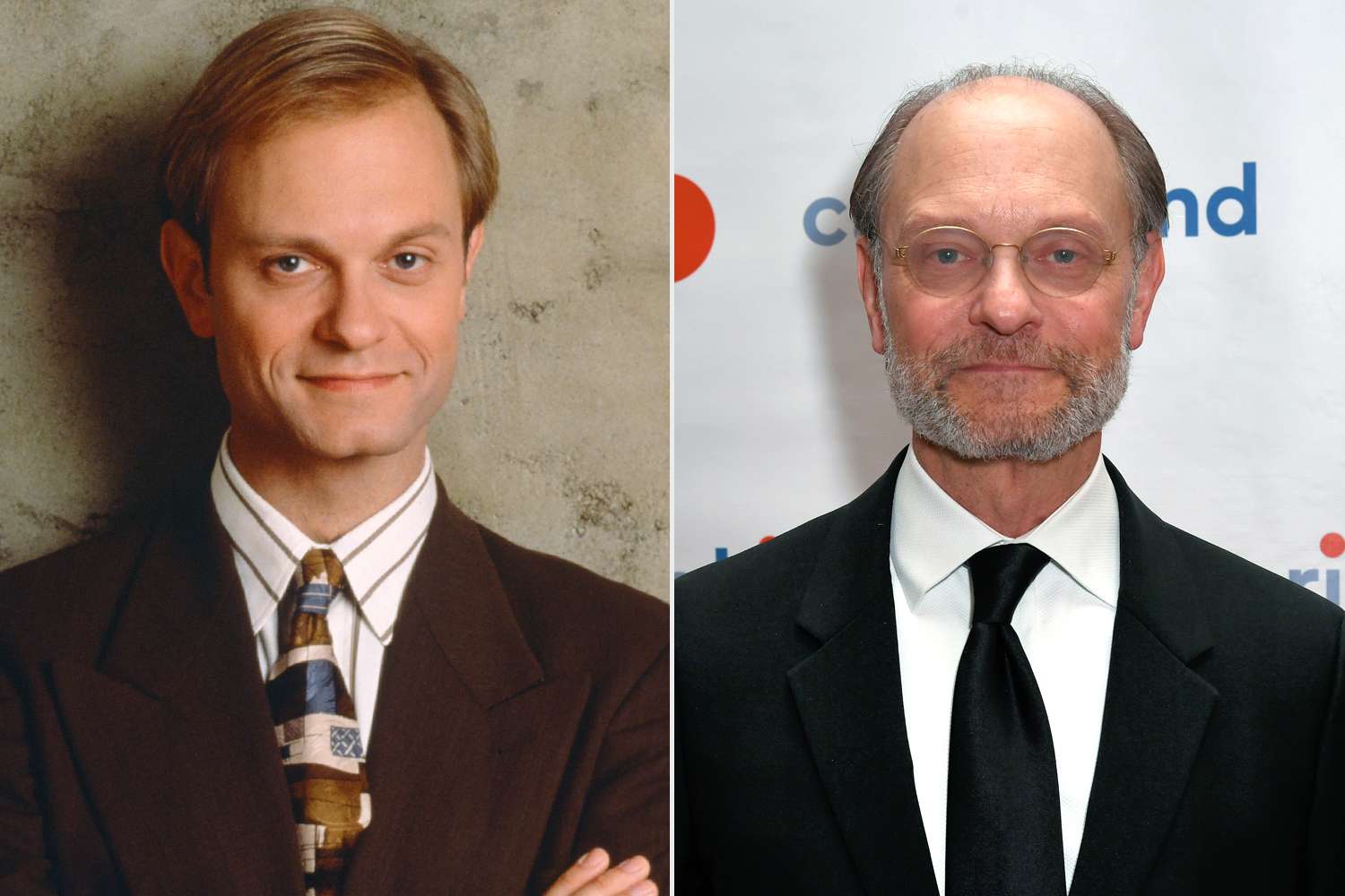 FRASIER -- Season 3 -- Pictured: David Hyde Pierce as Doctor Niles Crane ; David Hyde Pierce attends CaringKind's "Forget-Me-Not" 2022 Gala