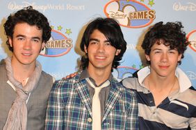 Kevin Jonas (L), Joe Jonas (C), and Nick Jonas (R) of the Jonas Brothers appear on the red carpet for the 2008 Disney Channel Games May 2, 2008 at Epcot at Walt Disney World in Orlando, Florida. 