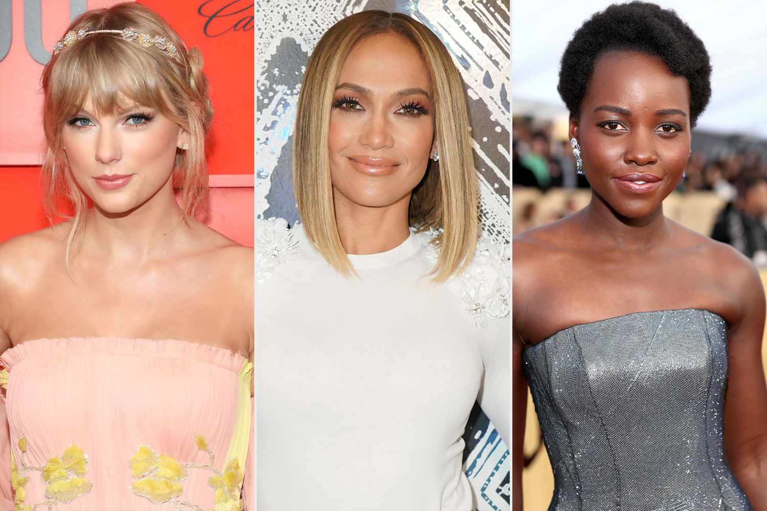 Taylor Swift; Jennifer Lopez; Lupita Nyong'o