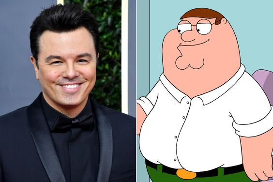 Seth MacFarlane and Peter Griffin