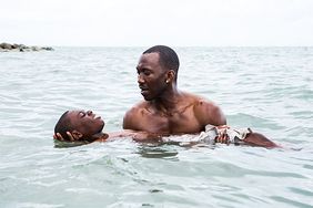 ALL CROPS: Moonlight (2016) Alex R. Hibbert (L) and Mahershala Ali