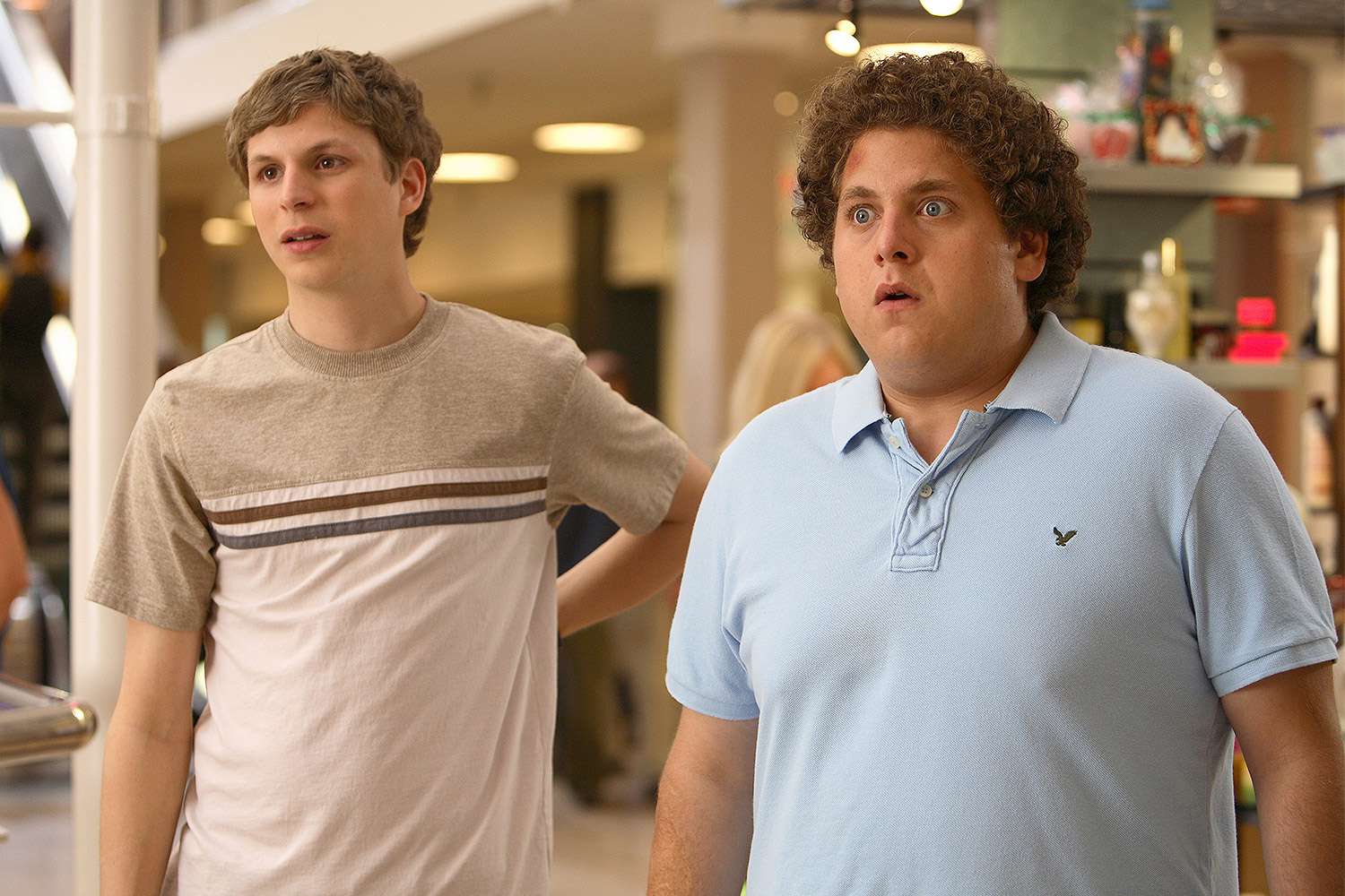 Michael Cera and Jonah Hill in 'Superbad'
