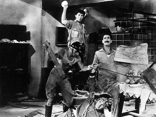 Directed by Leo McCarey The Marx Brothers hit their uproarious, looney-tunes peak in this madcap vision of a political empire gone gleefully berserk. Download it: