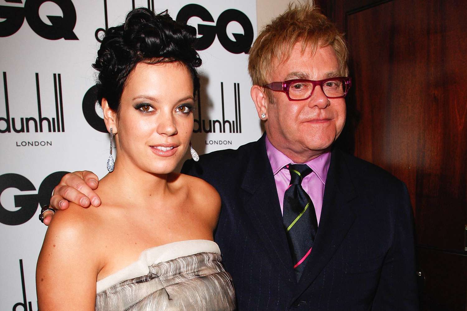 Elton John and Lily Allen