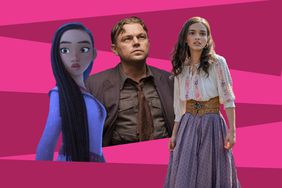 Asha (voiced by Ariana DeBose) in Wish; Leonardo DiCaprio in Killers of the Flower Moon; Rachel Zegler as Lucy Gray Baird in The Hunger Games: The Ballad of Songbirds and Snakes.